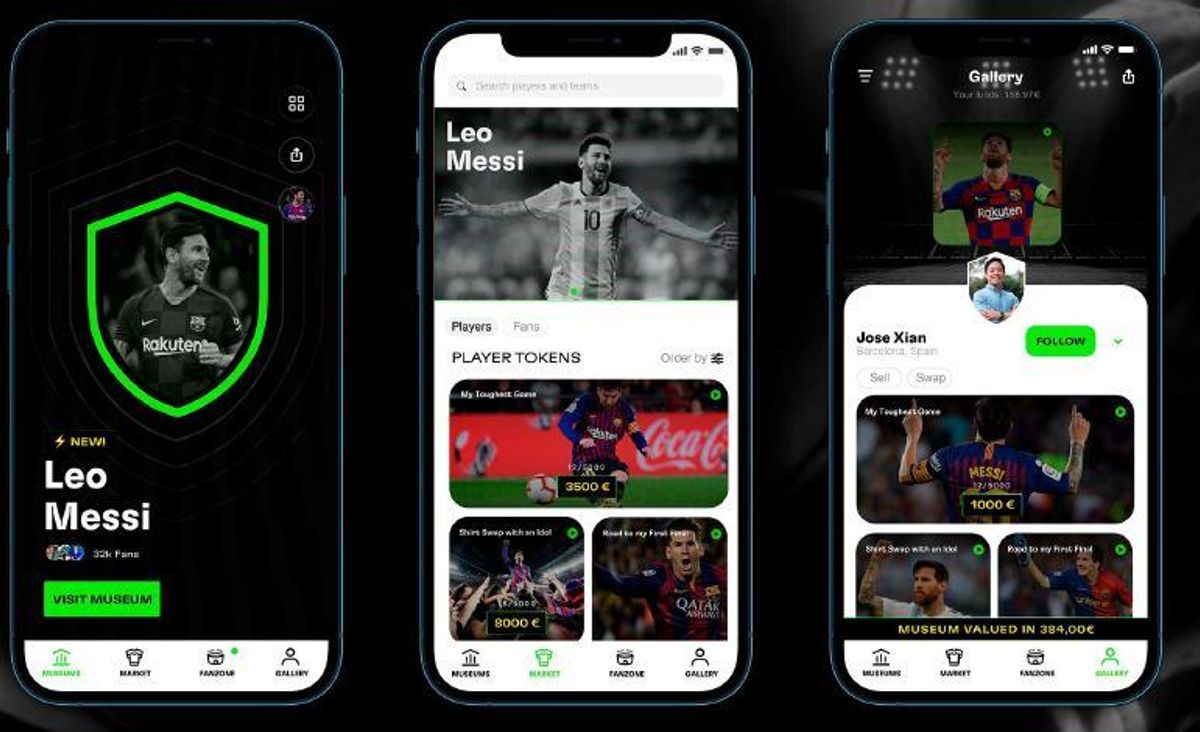 Pantallazo del documento enviado en 2021 por uno de los promotores de Shirtum a uno de los inversores usando la imagen de Messi.
