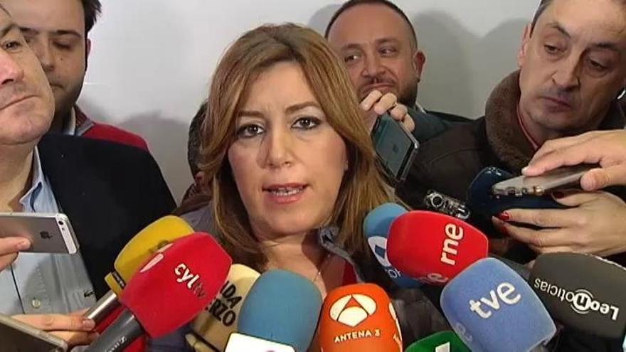 Susana Díaz pide al Gobierno que &quot;ponga las cosas claras a las eléctricas&quot;