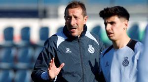 Ramis, en el entrenamiento del viernes en Sant Adrià.