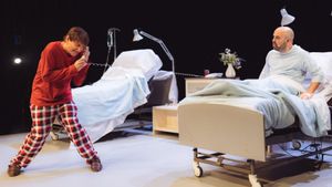 Albert Pla y Peyu en Hamlet