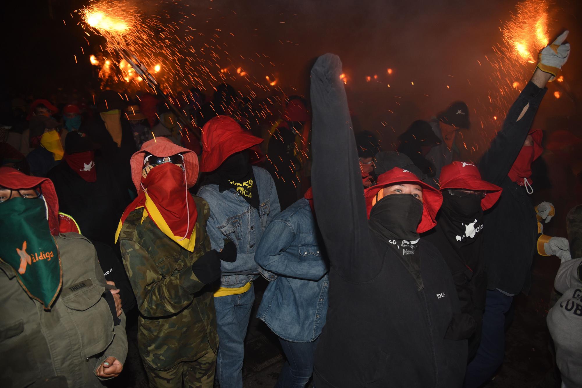 Troba't a les imatges del correfoc de Manresa