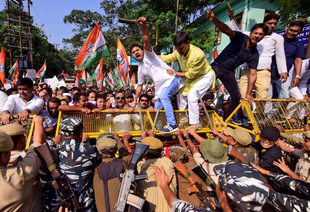 INDIA-POLITICS/PROTEST