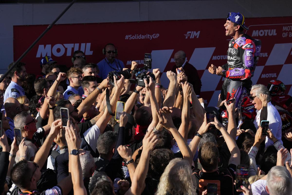Jorge Martín es campeón del mundo de MotoGP