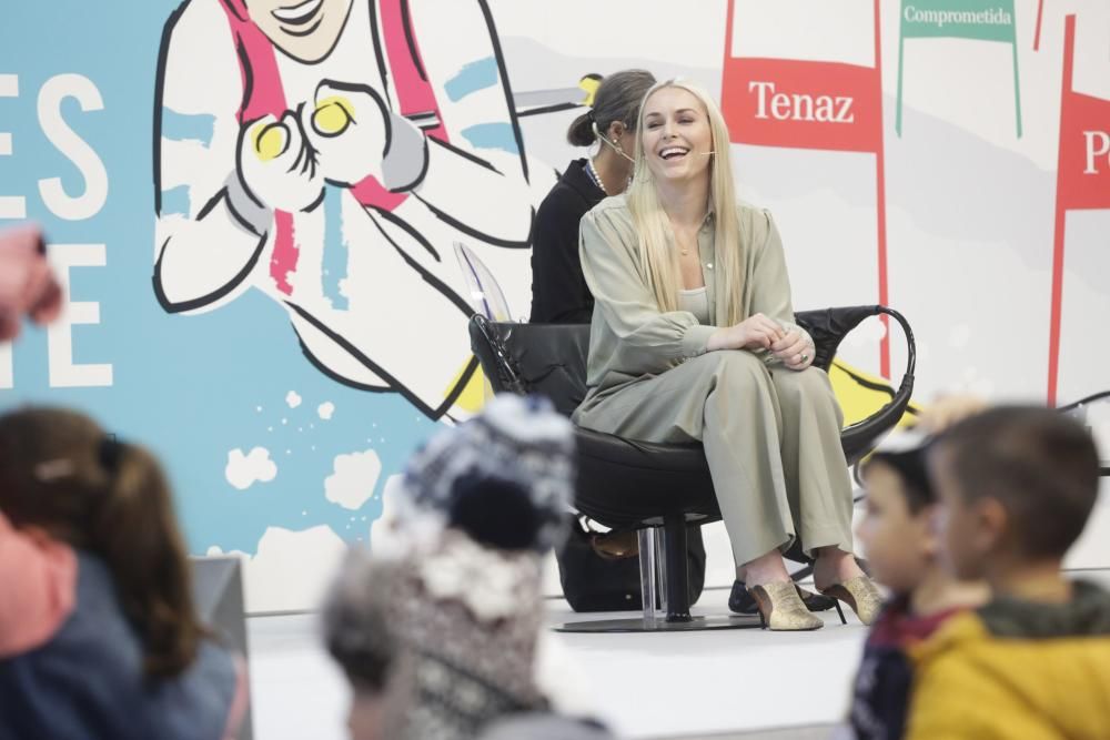 Premios Princesa de Asturias: Encuentro de Lindsey Vonn con estudiantes en Avilés