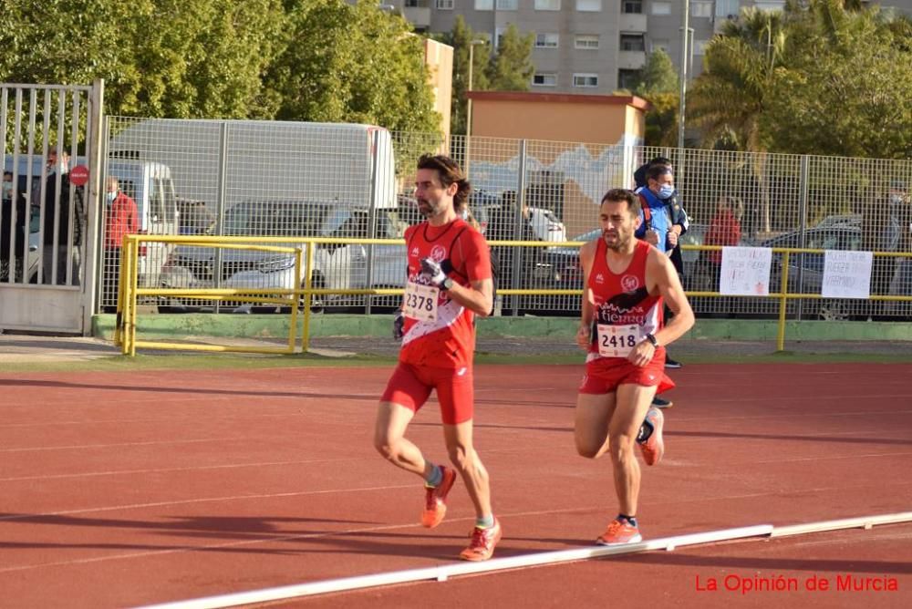 Control federativo de atletismo en Cartagena