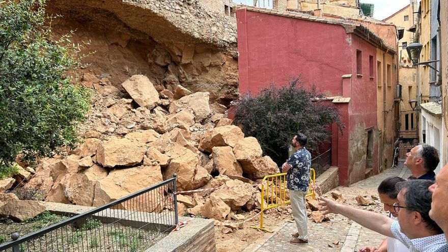 Las Casa Colgadas de Tarazona necesitan una &quot;actuación inmediata y urgente&quot; tras el derrumbe