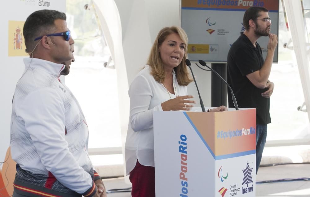 Presentación de la equipación de la selección paralímpica española