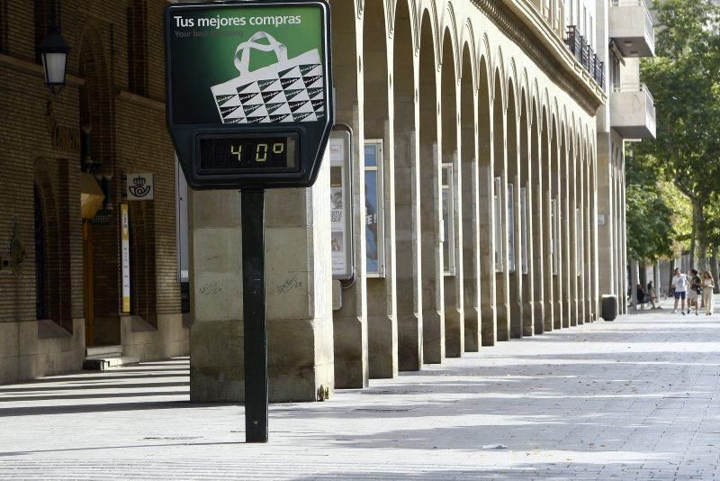 Domingo de calor en Zaragoza