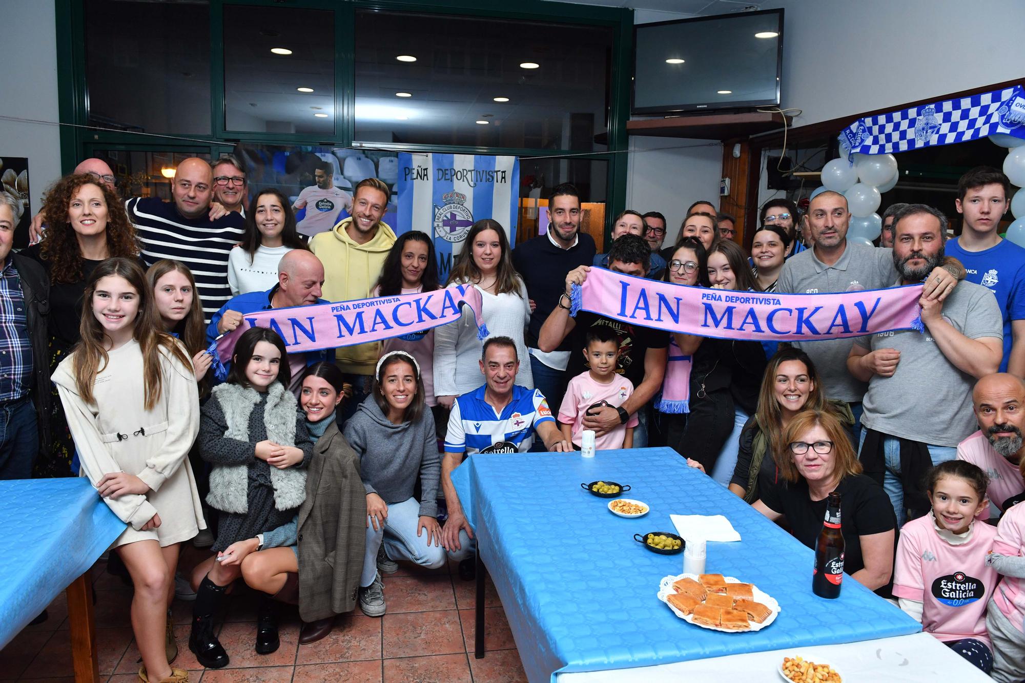 Inauguración de la peña Ian Mackay