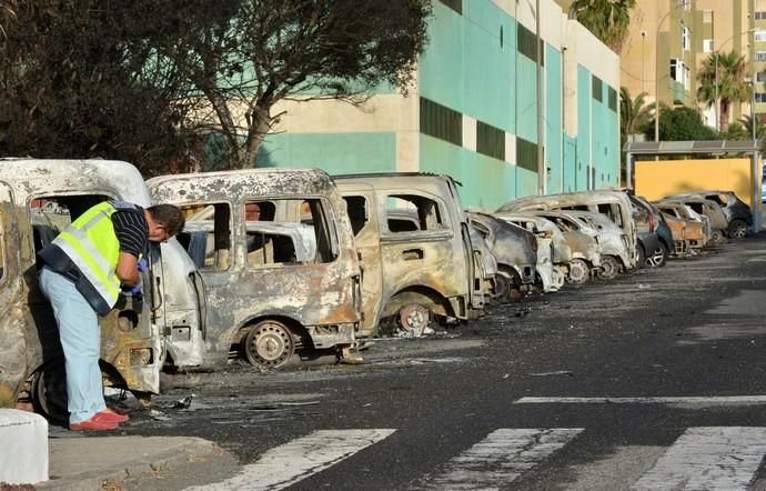 24/08/2018 JINÁMAR, TELDE. Incendio de 25 ...