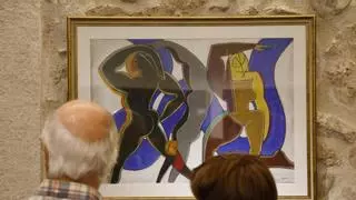 Jordi Amagat inaugura l'exposició "Nocturn-Diürn" a la galeria Mosaic Art de Girona