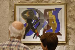 Les imatges de la inauguració de l'exposició "Nocturn-Diürn" a la galeria Mosaic Art de Girona