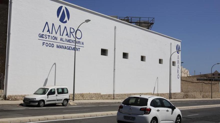 Las instalaciones del Grupo Amaro en Alicante.