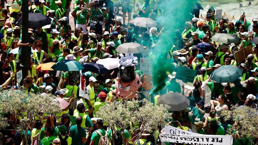 Os sindicatos convocam a primeira manifestação educativa após o início do curso em Castellón: esta é a data