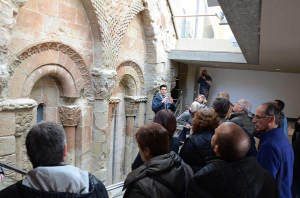 Visita a la teulada de la Catedral de Solsona