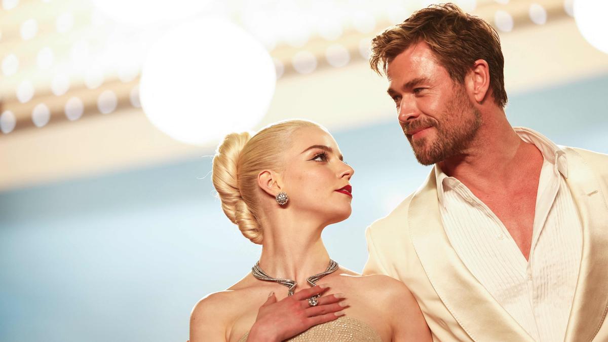 Chris Hemsworth y Anya Taylor-Joy en la premiere de 'Furiosa' en Cannes