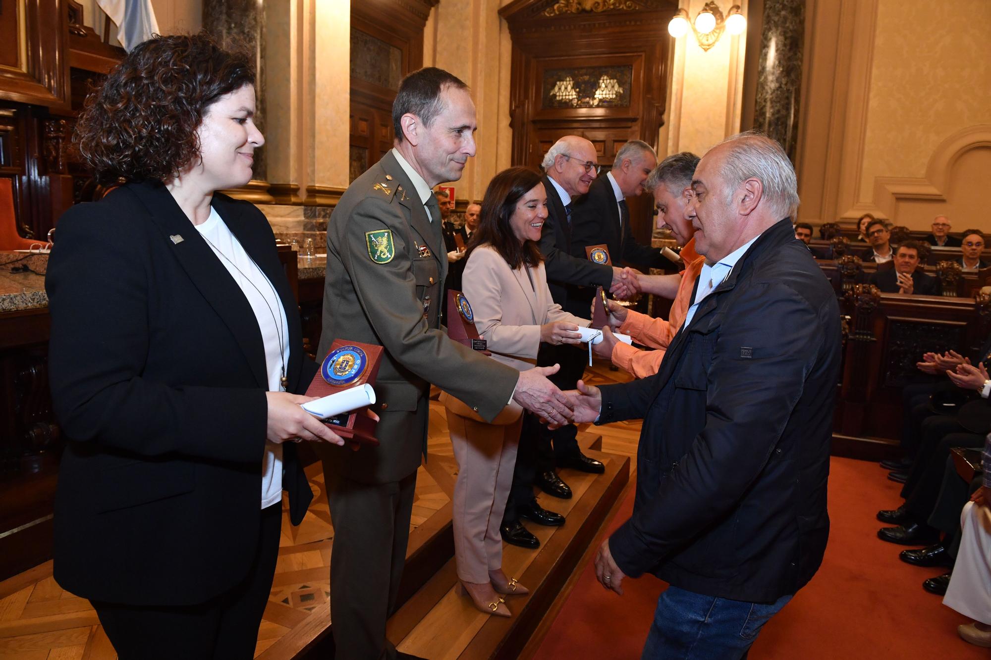 Celebración de la festividad de la Policía Local en A Coruña