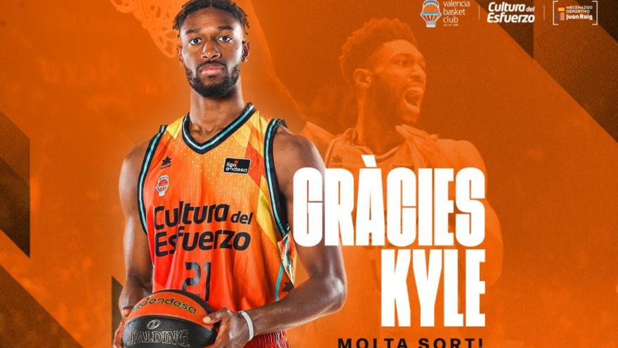 Kyle Alexander no continuará en el Valencia Basket