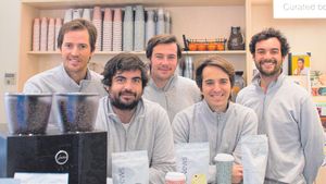 De izquierda a derecha, Fernando Conde, Jan Barthe Cuatrecasas, Alejandro Catasús, Ignacio Campos y Lucas de Gispert