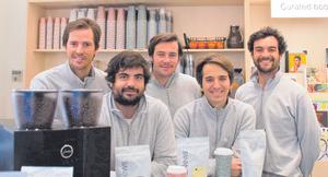 De izquierda a derecha, Fernando Conde, Jan Barthe Cuatrecasas, Alejandro Catasús, Ignacio Campos y Lucas de Gispert