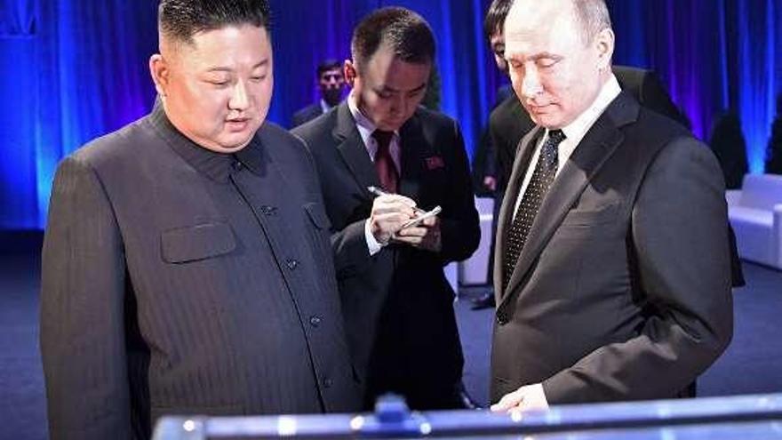 Putin sostiene a Kim en su pulso con Trump por la desnuclearización