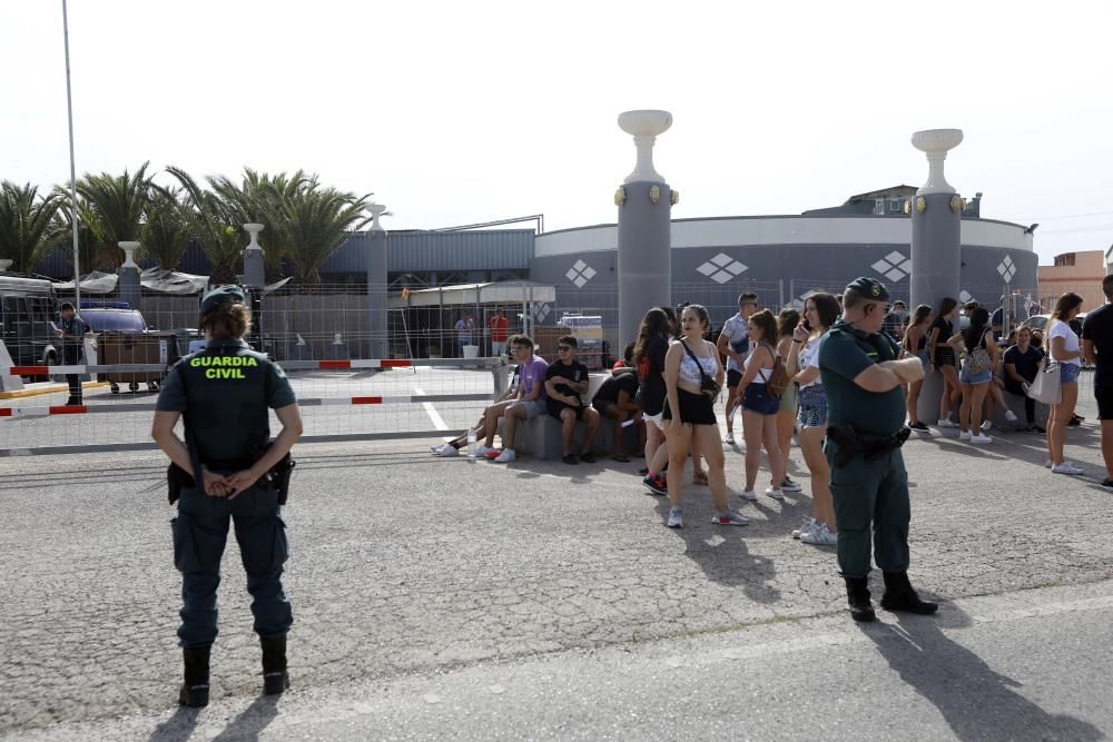 La Guardia Civil precinta el Marenostrum Festival