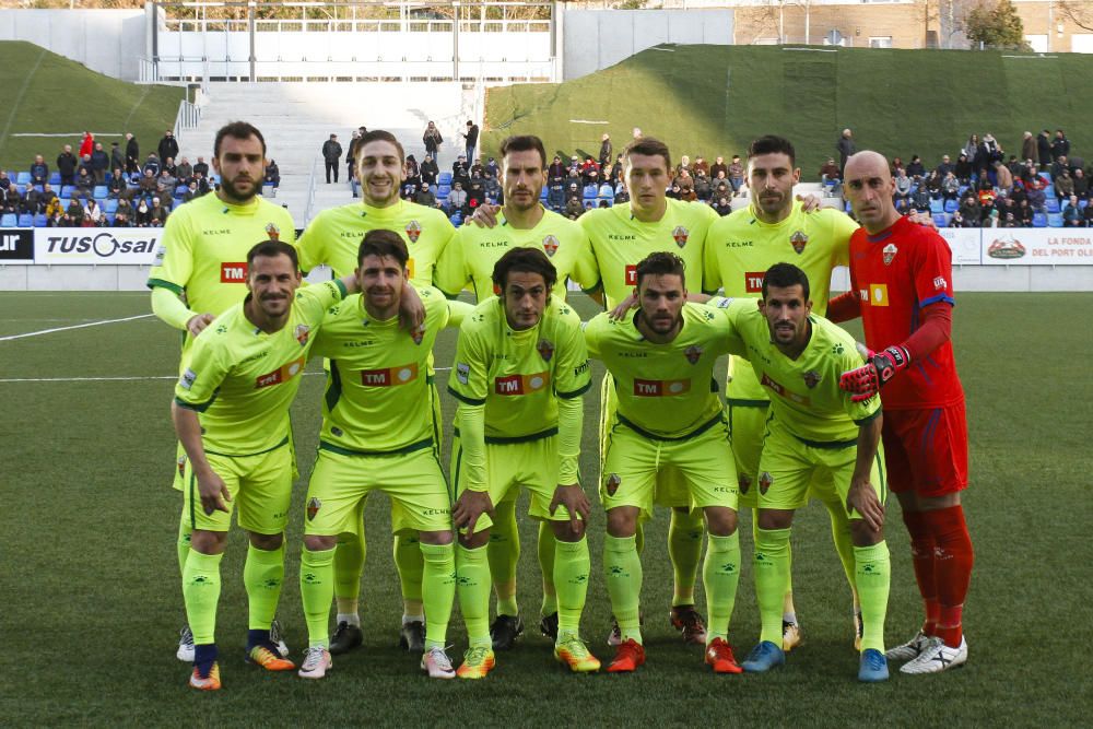 La victoria del Elche sobre el Badalona en imágenes