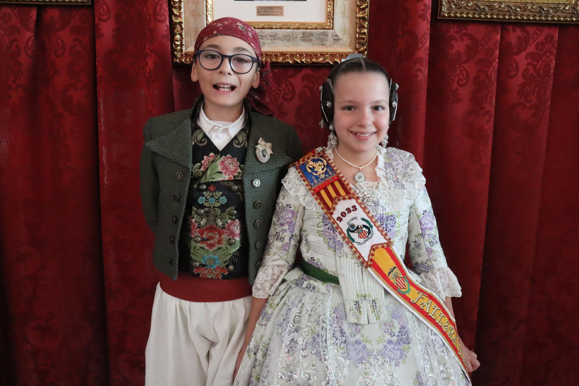 La "alfombra roja infantil" en la Exaltación de las Fallas 2023