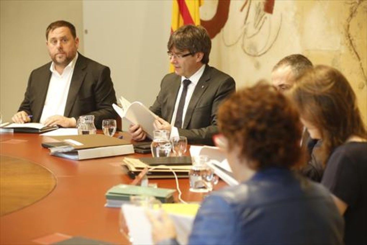 Junqueras y Puigdemont.