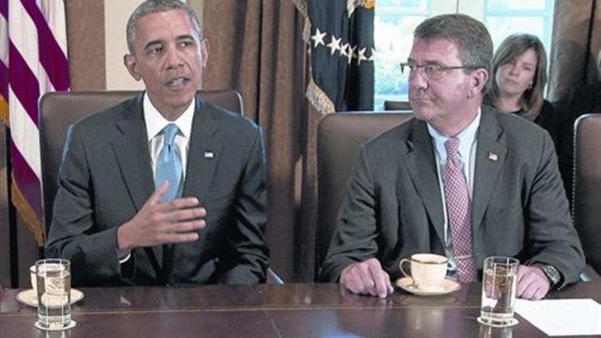 Barack Obama, junto a Ashton Carter, en una imagen reciente.