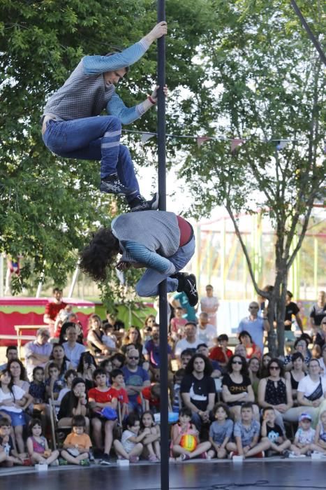 Espectacle de circ a la Festa Major de Fontajau