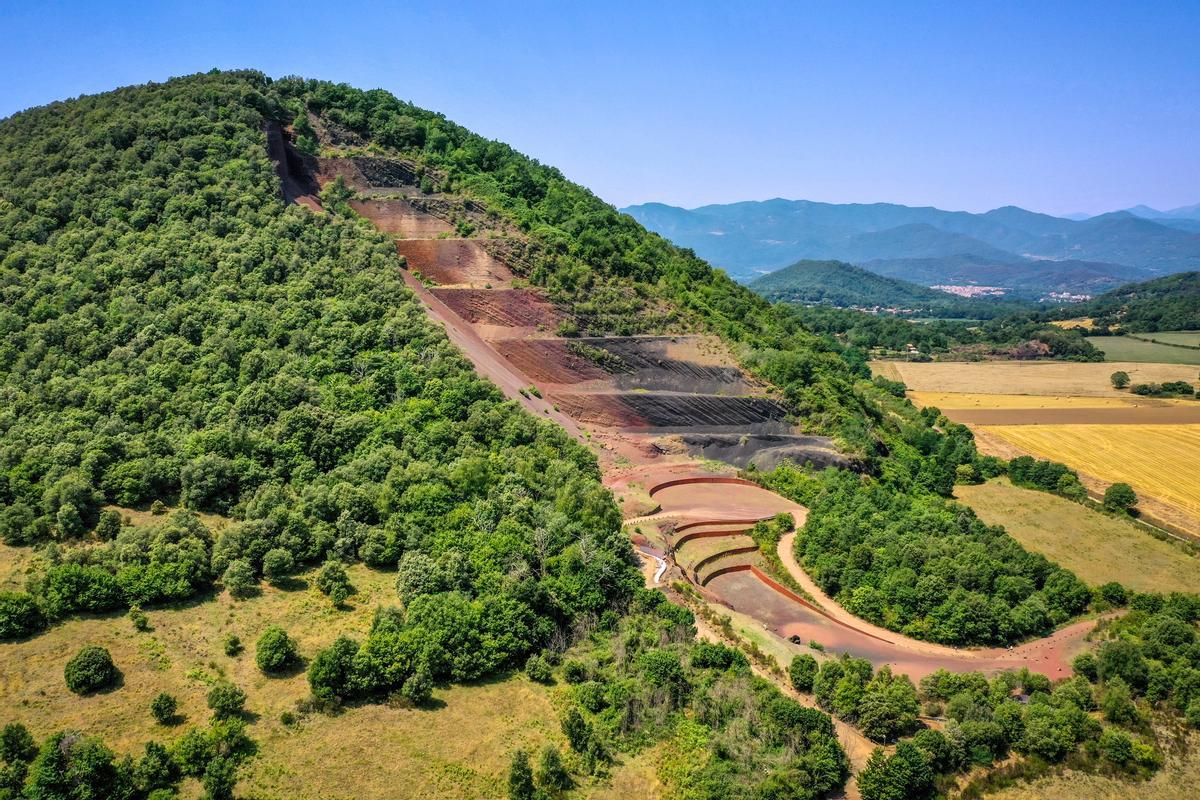 El volcán del Croscat en La Garrotxa
