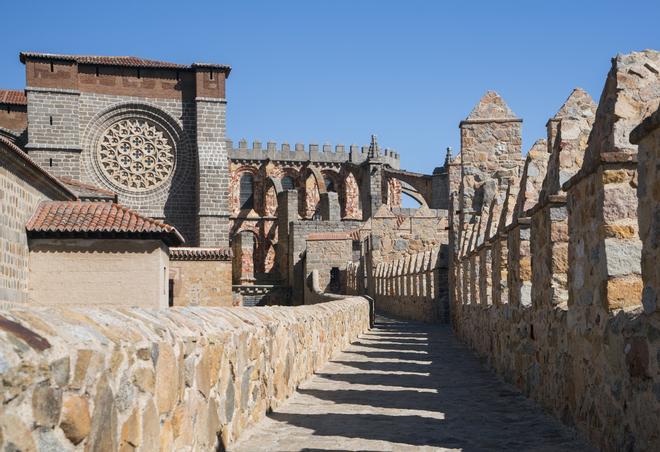 Vista de la muralla de Ávila