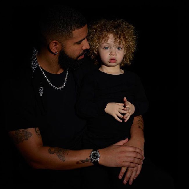 Drake presenta en Instagram a su hijo Adonis