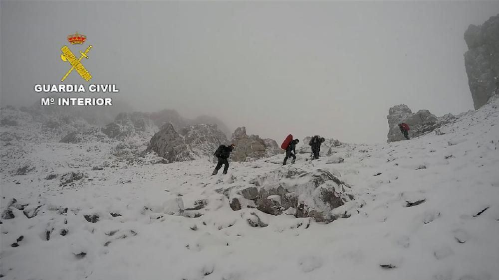 Rescate de los cuerpos de los montañeros zamoranos