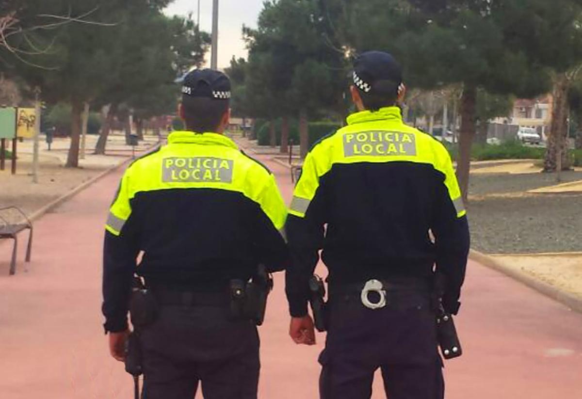 Agentes de la Policía Local de Las Torres de Cotillas.