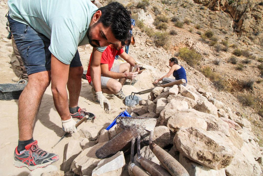 Excavaciones en el yacimiento arqueológico de Callosa de Segura