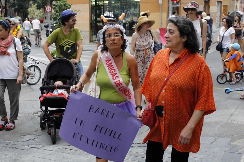 Manifestación contra la 'turistificación' de Ciutat Vella