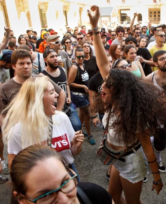 Ambiente en el festival Tsunami Xixón