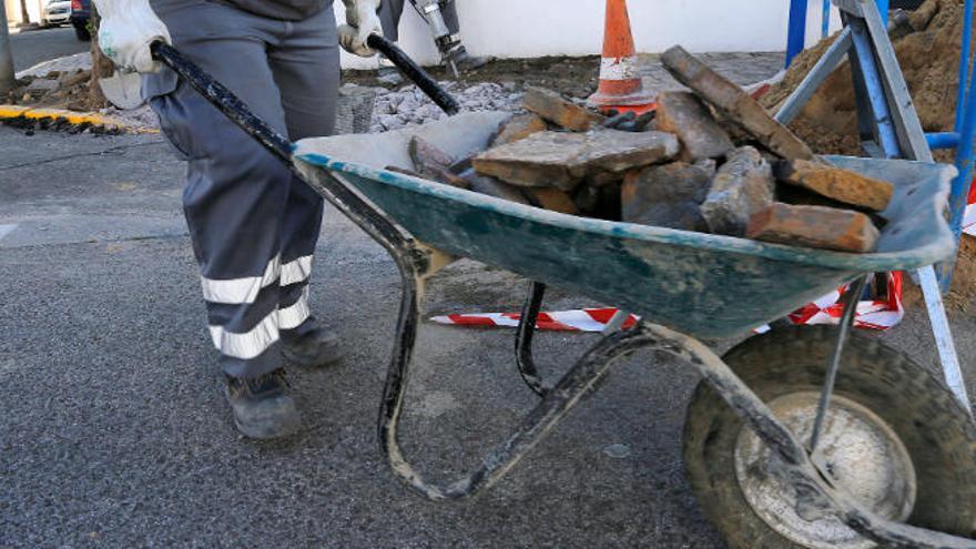 Un trabajador de la construcción.