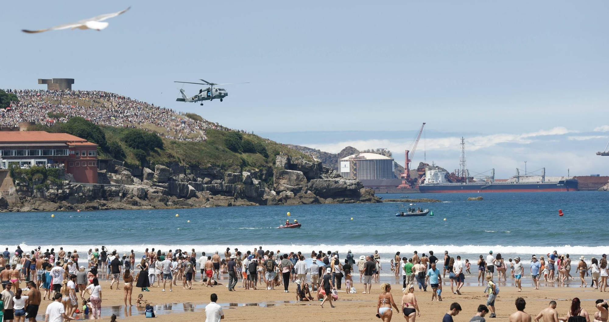El espectacular y multitudinario Festival Aéreo de Gijón, en imágenes