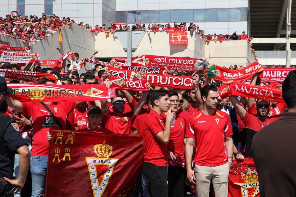 Ambiente en Nueva Condomina antes del partido