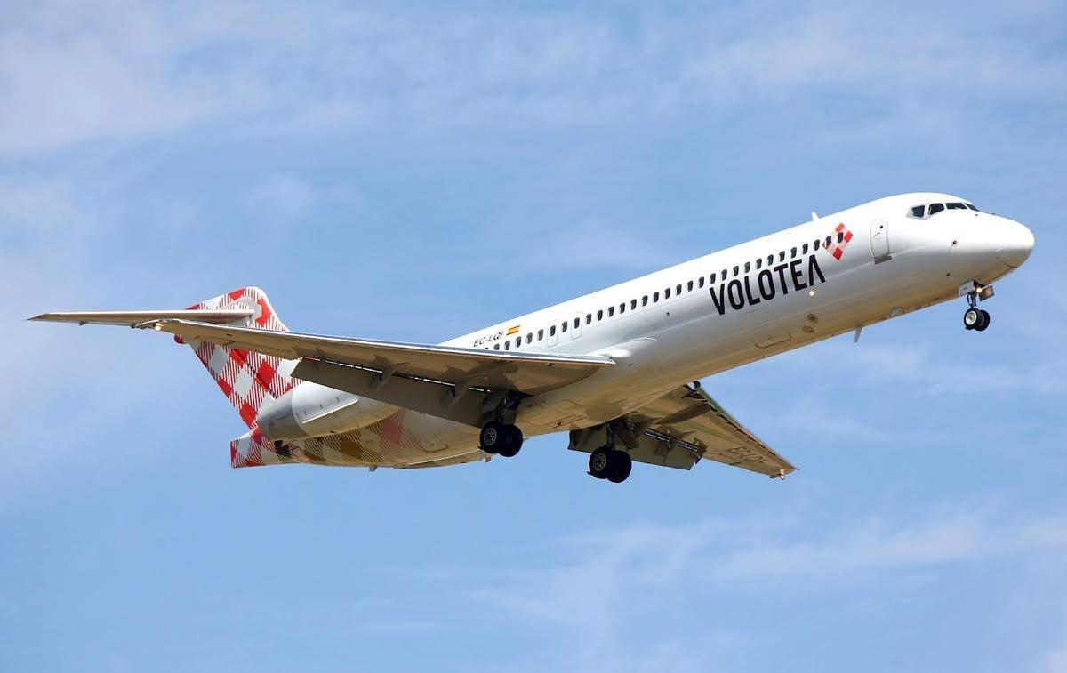 Un avión de Volotea.