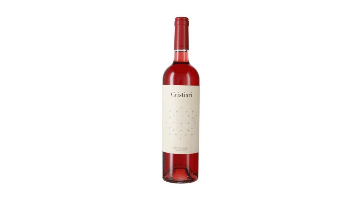 Una ampolla de Cristiari rosat 2025