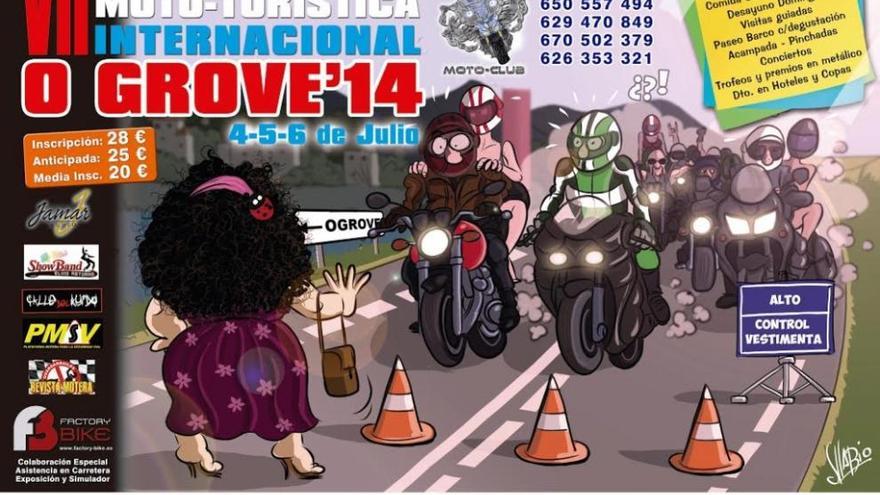 Motoclub Sentolos Rasing presenta el tercer cartel anunciador de su concentración motera e intenta evitar que lo tilden de sexista