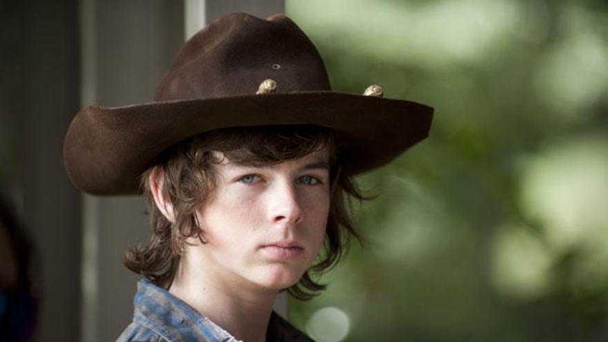 Carl Grimes en &#039;The Walking Dead&#039;.