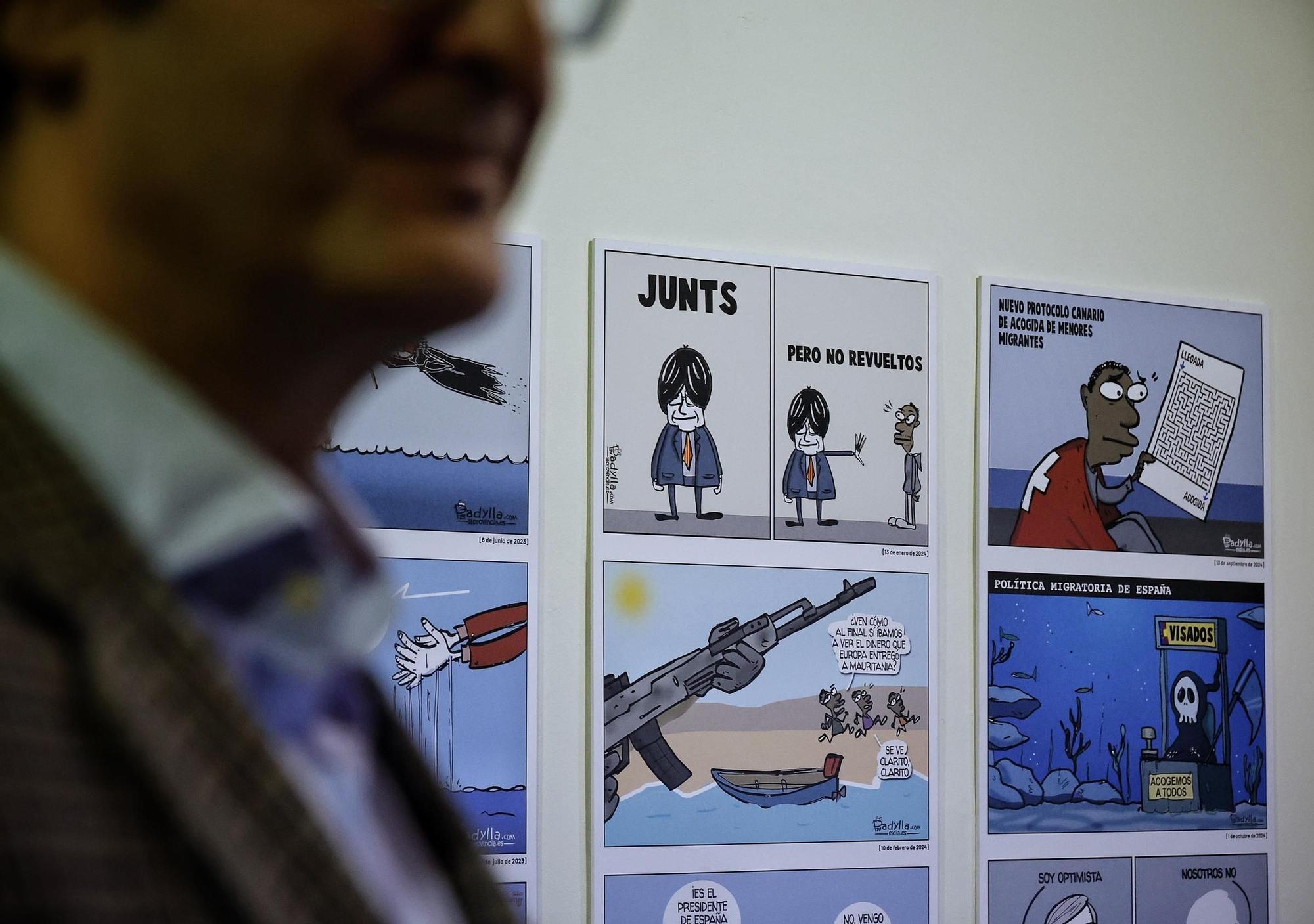 Inauguración de la exposición 'Viñetas y Fronteras'