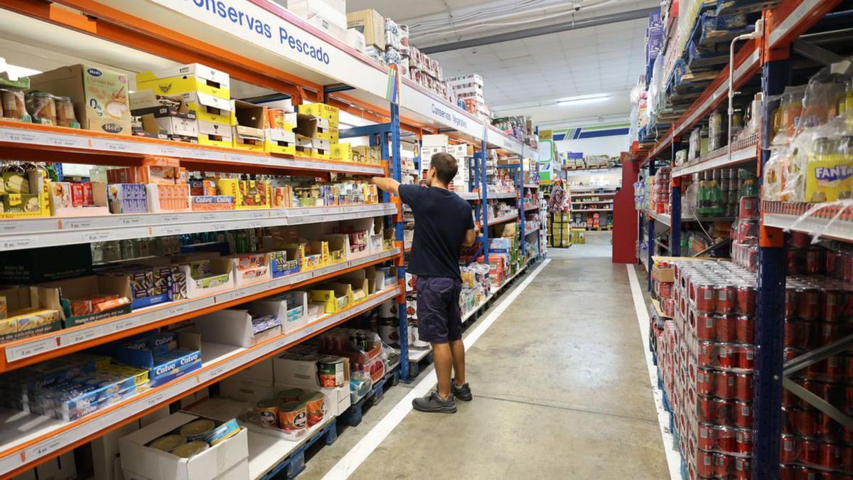 Imagen de archivo de un supermercado