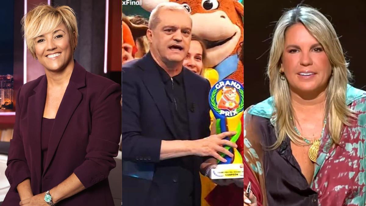 Cristina Pardo, Ramón García y Carmen Porter