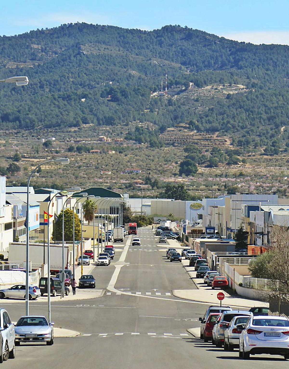 Una de las zonas del polígono industrial de Ibi. | INFORMACIÓN